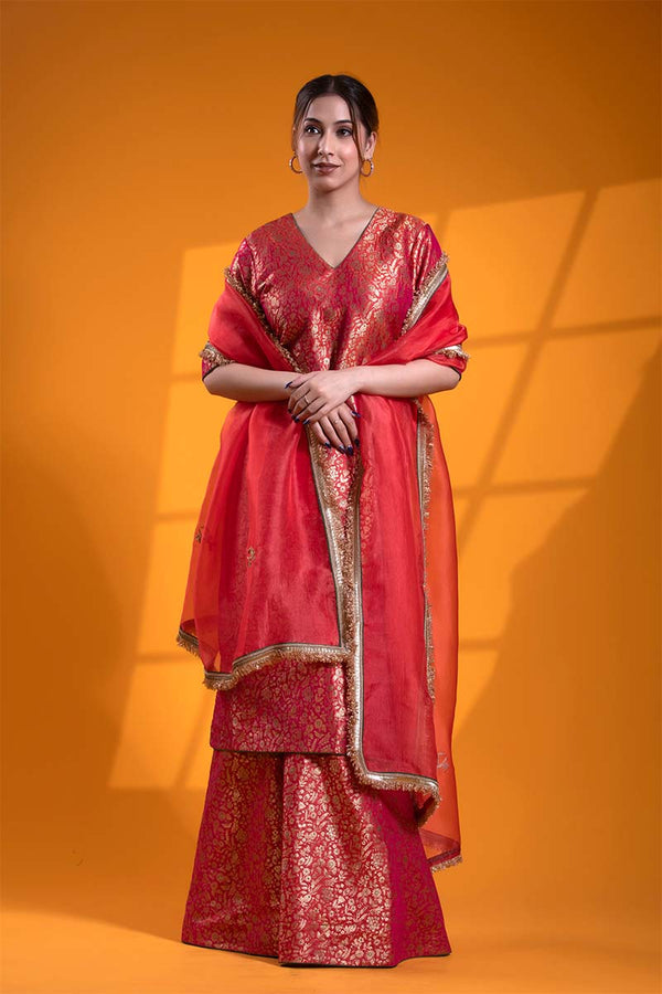 Salwar Suit, suit set, red suit set, red shalwar suit, Suit piece, women suit, Silk suit for women, party wear suit, wedding wear suit