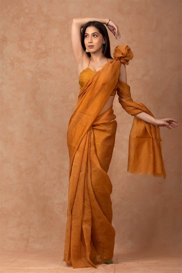 Mustard Yellow saree, Tissue silk saree, Bollywood sari, wedding saree, party wear saree