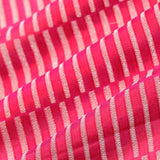 Fucsia Pink Geometrical Banarasi Katan Silk Fabric for Wedding Wear