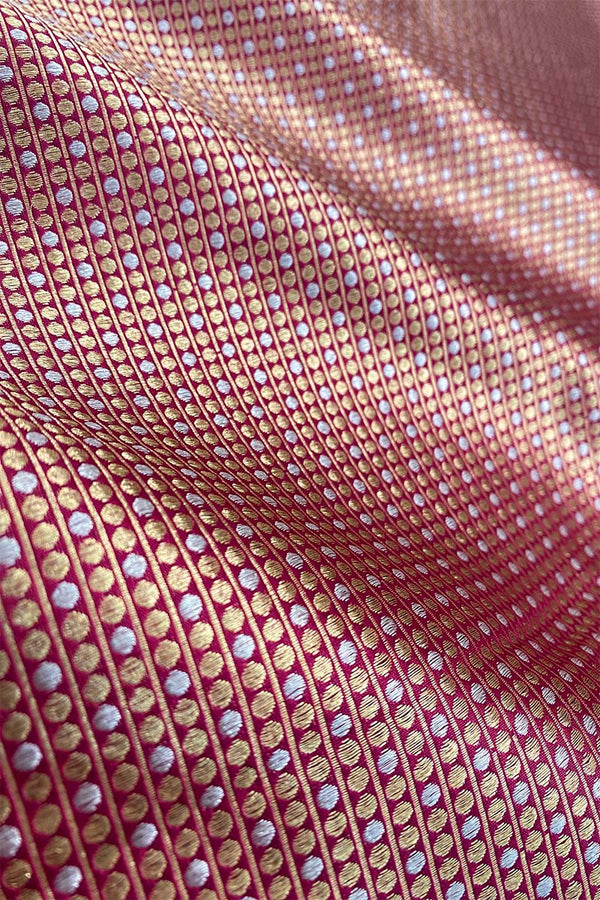 Deep Wine Handwoven Banarasi Silk Fabric,  banarasi fabric, silk fabric, brocade fabric, handloom fabric, indian fabric