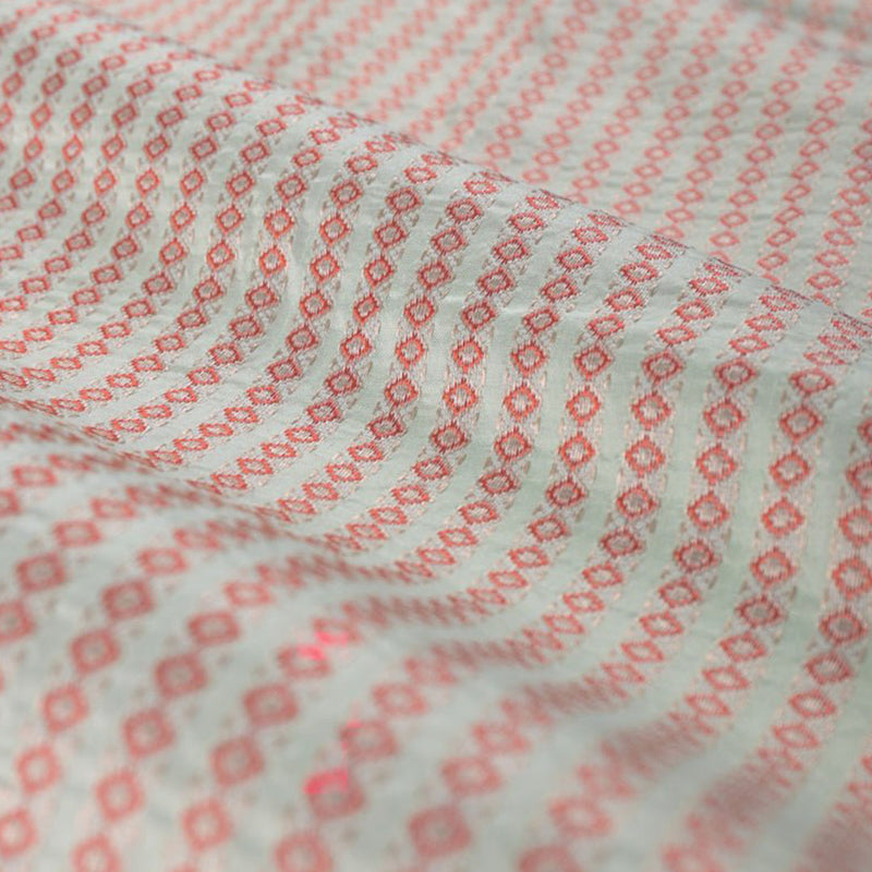 Blue Banarasi Silk Fabric At Chinaya Banaras