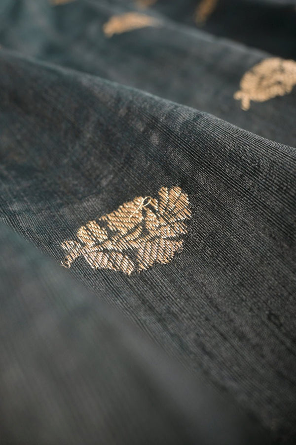 Rich Black Kadhwa Weave Raw Silk Fabri,banarasi fabric, silk fabric, Raw fabric, woven fabric, indian fabric